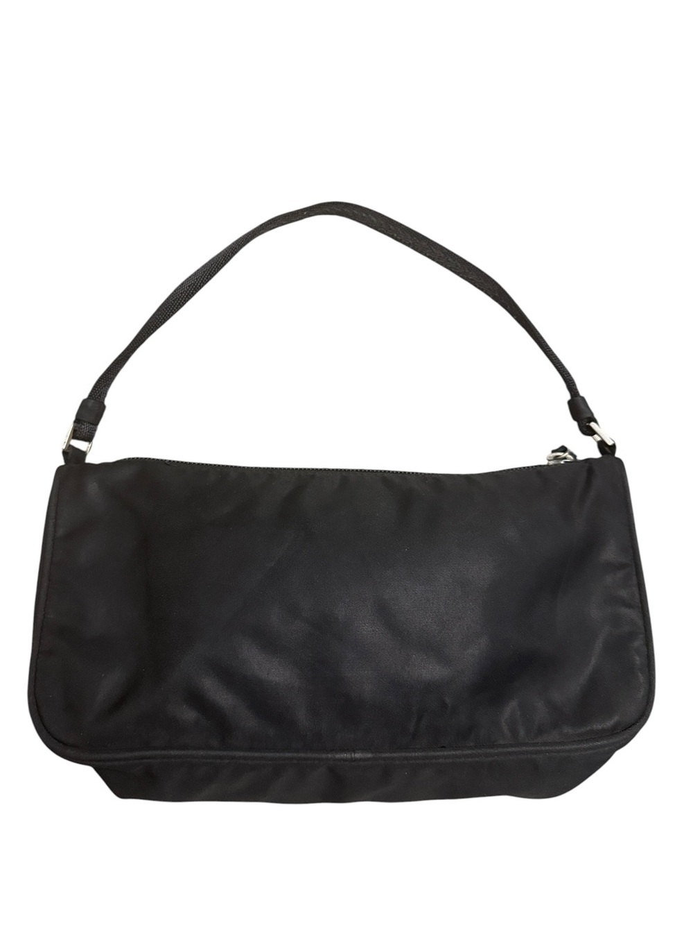 Vintage Y2K Prada Tessuto Mini Shoulder Bag with Silver Hardware - Picture 4 of 12